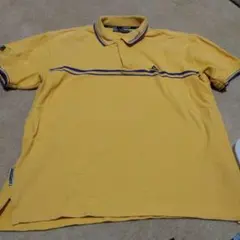 le coq sportif ★ゴルフ ポロシャツ　イエロー＆オレンジサイズ L