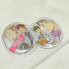 最終値下 ハイキュー 白鳥沢高校 缶バッジ 牛島若利 天童覚 ガチャガチャ 下校