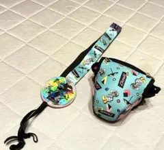 カメラケース　ストラップ　ディズニー　ドナルド　チップとデール　スティッチ