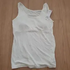 PEACE FIT カップ付きタンクトップ L オフホワイト