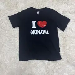 I ❤️ OKINAWA 半袖Tシャツ 黒