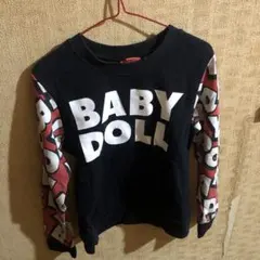 BABY DOLL キッズ トレーナー 黒