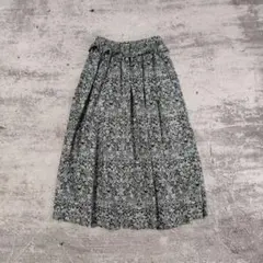 24ss/ツハルバイサマンサモスモス/ストロベリーメドゥー柄/リバティスカート