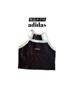 【新品タグ付 】adidas タンクトップ 今期 slim fitブラックLのサムネイル