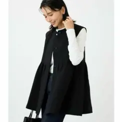 ★新品未使用　BARNYARDSTORM ダウンベスト 黒　2ポケット ☆新品未使用 BARNYARDSTORM ダウンベスト 黒 2ポケット ☆新品