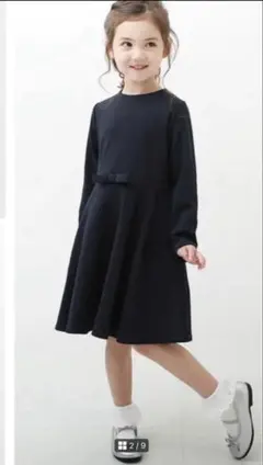 ウエストリボンワンピース