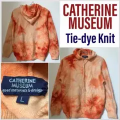 catherine museum タイダイ フーディー ニット