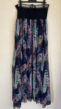 グラマラスガーデン　マキシスカート　ワンピース　リゾートワンピース　アジアン