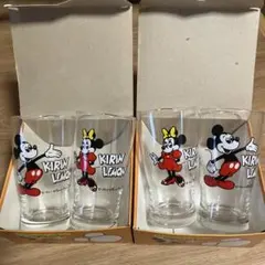 昭和レトロキリンレモン　ミッキーマウスグラス２セット！