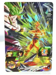 ドラゴンボールヒーローズBM7-SEC3孫悟空 ⭐️神イラスト‼️⭐️傷あり品‼️