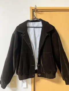 スエードクラシックジャンパー ブラウン nugu daisy