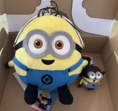 ミニオンズがま口ぬいぐるみ、キーチェーン2点セット