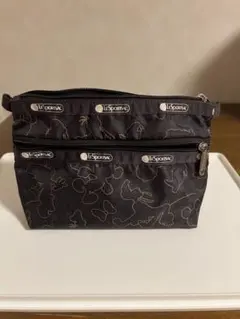 LeSportsac レスポートサックディズニー コラボ ポーチ、前チャック付のサムネイル