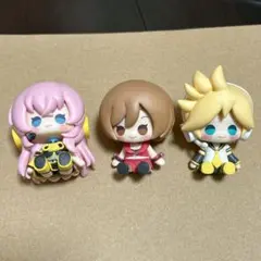 巡音ルカ・MEIKO・鏡音レン ちょこんとフィギュア3点