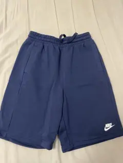 NIKE スウェットハーフパンツ 裏起毛 ネイビー 160