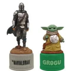 新品】スターウォーズ マンダロリアンアンドグローグー ボトルキャップ