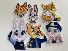 ワッペン ズートピア シール 6枚セット