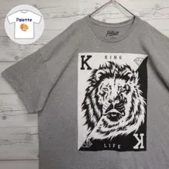 ポピュラーポイズン ライオン アニマル トランプ 海外古着 4XL ビッグサイズ