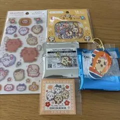 ちいかわ　シーサー　シール　沖縄