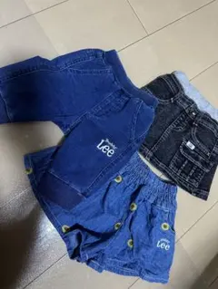 Lee ネイビー ショートパンツ スカート 80cm まとめ売り