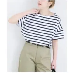 Le Minor ボーダー 半袖 Tシャツのサムネイル