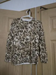 バナナ・リパブリック ヒョウ柄　長袖ニット