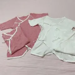 アカチャンホンポ　新生児 コンビ肌着　4点セット