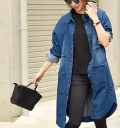 ほぼ未使用　coca オーバーサイズデニムジャケット