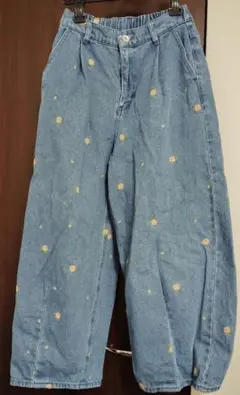 【オーガニックコットン】デニムバレルパンツ