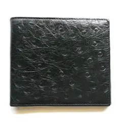 dunhill 極美品 黒革が醸し出す大人のエレガンス 二つ折り財布