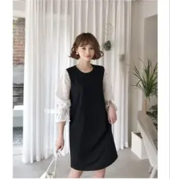 ディーホリック レーススリーブワンピース