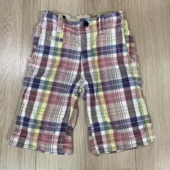 Gap kids 120 6-7years チェック柄半ズボン