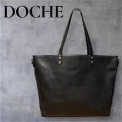 レザー トートバッグ ブラック