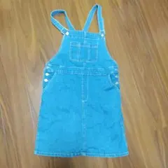デニムサロペットスカート