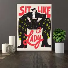 アートポスター　モダン　セクシー　レトロ　インテリア　北欧　カフェ　バー　A3