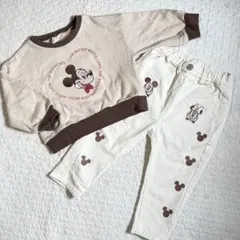Disney ミッキーマウス トレーナーとパンツセット 90cm