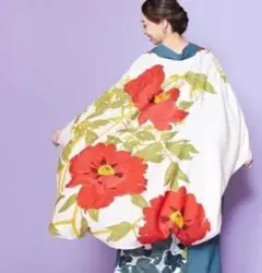 春 新作 完売 【カヤ】梅美しUV長羽織 桜 花見 青空 梅 ロング