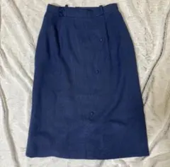 （607）ロングスカート　リネン混