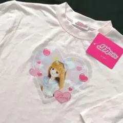リカちゃん　ハート　Tシャツ　ロンT　ピンクのサムネイル