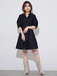 リリーブラウン　ミニワンピース