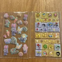 コットンパフィー シール ズートピアと人気キャラタイルシール