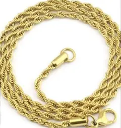 お見逃しなく✌️ゴールド 金 ハワイアンジュエリー スクリュー ネックレス