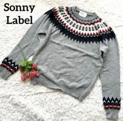 Sonny Label 【ウール混】【柄】グレー長袖　アーバンリサーチ　M