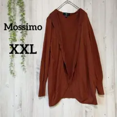 【XXL】Mossimo マッシモ ドレープ カーディガン ニット テラコッタのサムネイル