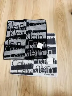 Calvin Klein タオルハンカチ 2枚セット