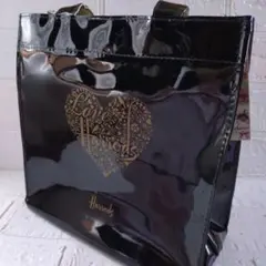 ハロッズ エナメル トート   ハート