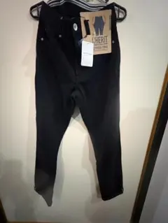 INHERIT ブラックデニムパンツ