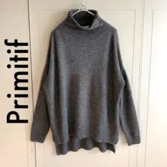 Primitif カシミヤ混　タートルネック　オーバーサイズ　ニット
