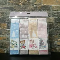 ディズニーシー園内正規品★ダッフィー&フレンズ　クリスマス限定品・ミニタオル