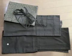 5つ紋付絽喪服 ・羽織(しつけ付) ・名古屋帯 ・帯揚げ ・帯締めセット